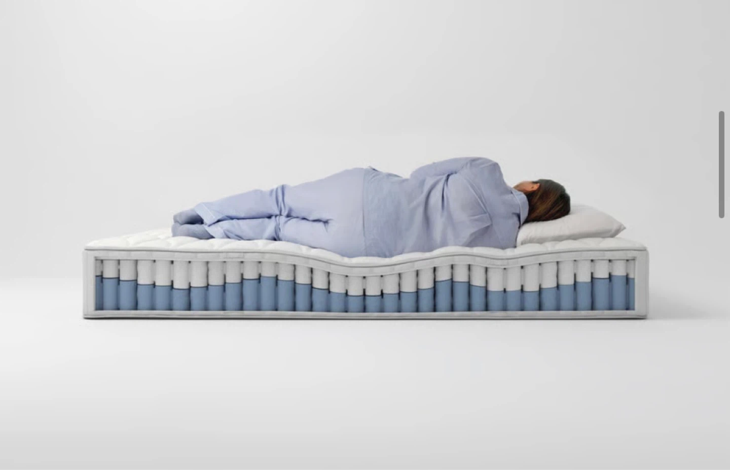IKEA VÅGSTRANDA Hybrid mattress, plush/white, Queen - photo 4