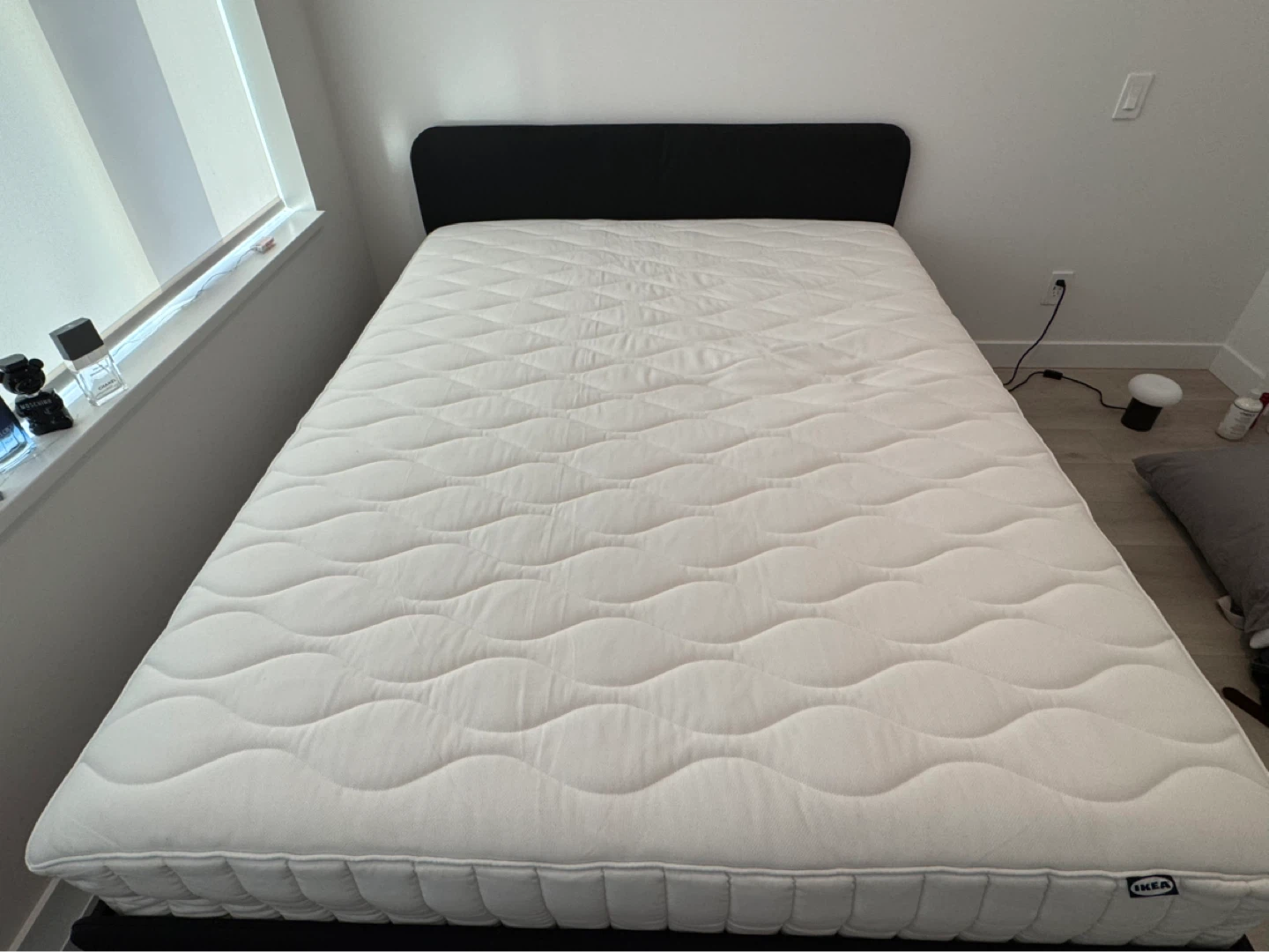 IKEA VÅGSTRANDA Hybrid mattress, plush/white, Queen