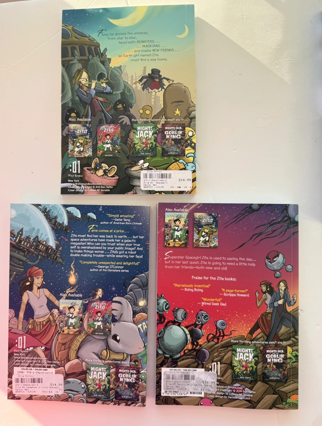 Ben Hatke Zita the Spacegirl Graphic Novel Collection - photo 2