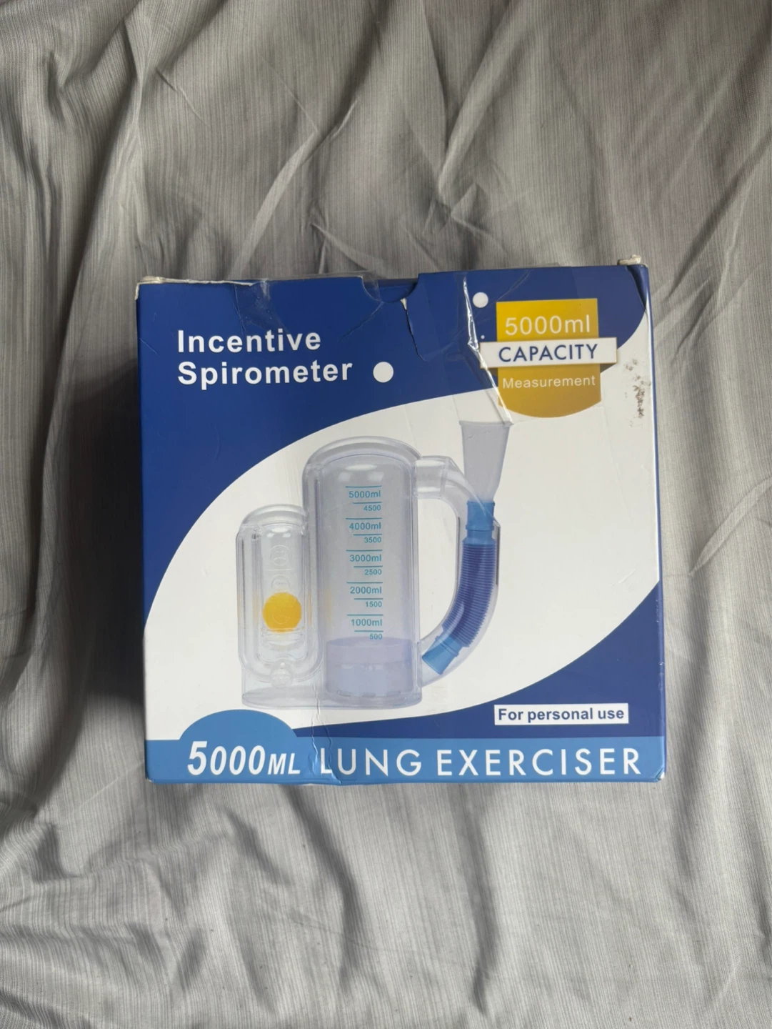 Incentive Spirometer 5000ml Lung Exerciser - photo 2