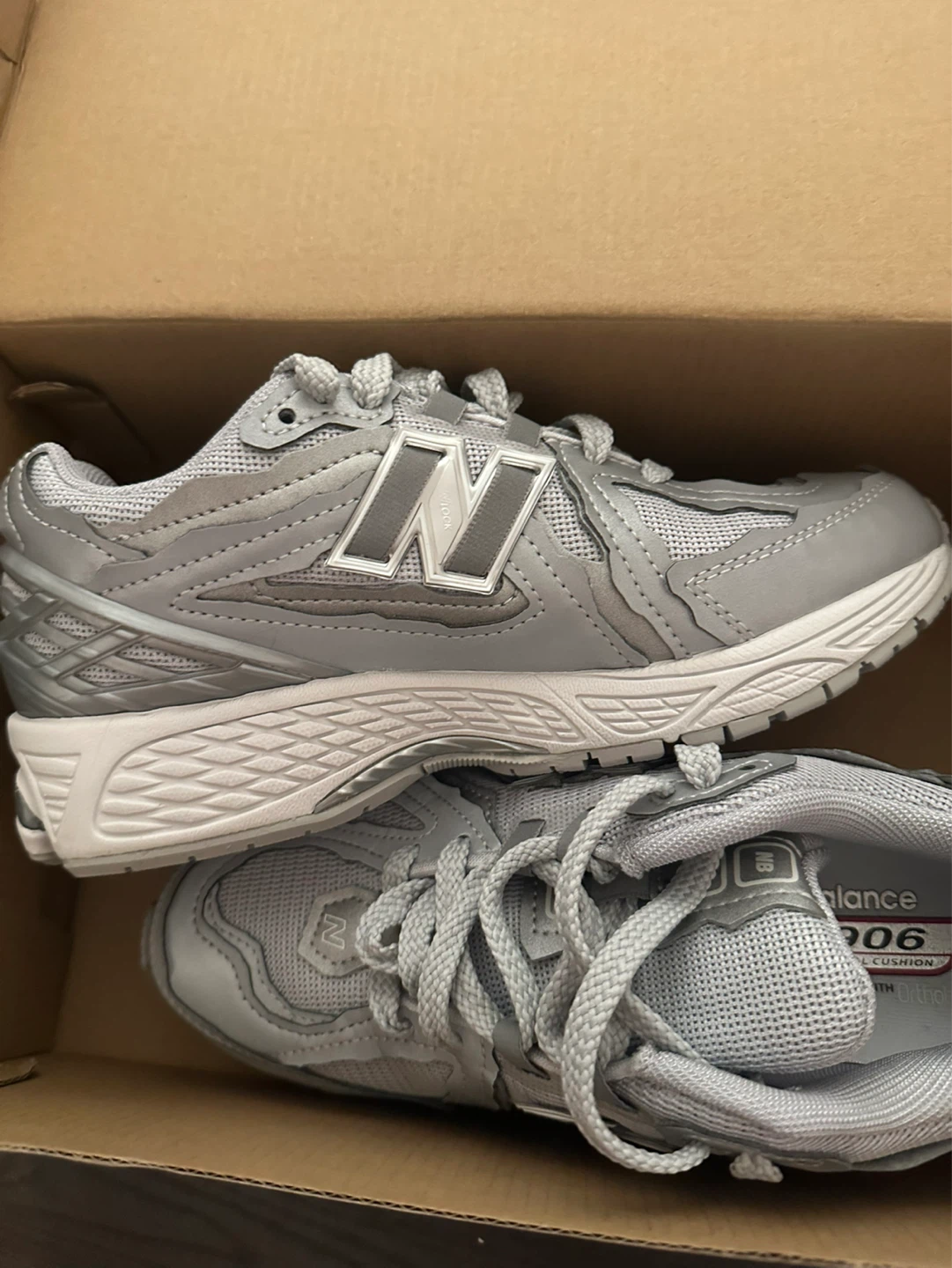 New Balance 1906D Grey White Running Shoes - photo 2