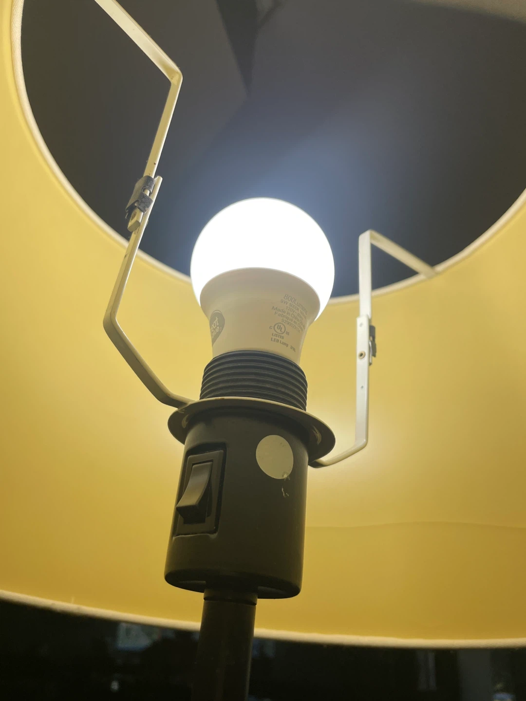 Floor Lamp with Beige Shade - photo 4