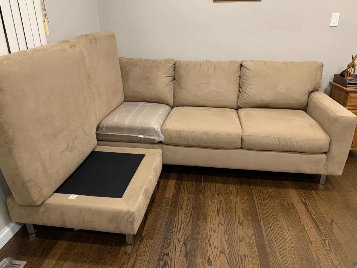 Modern Reversible Chaise Sectional Sofa - photo 4