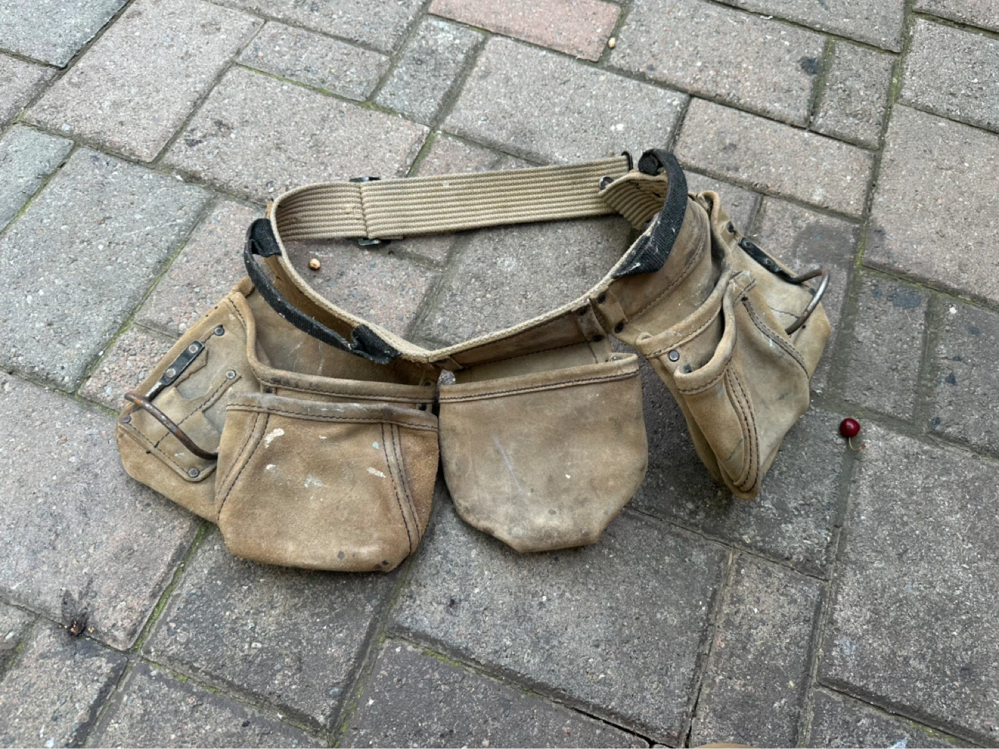 Leather Pouch Belt