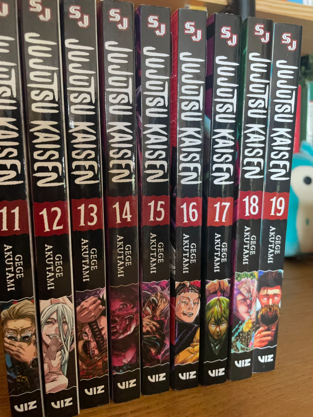 Volumes 11-19 Jujutsu Kaisen Manga by Gege Akutami