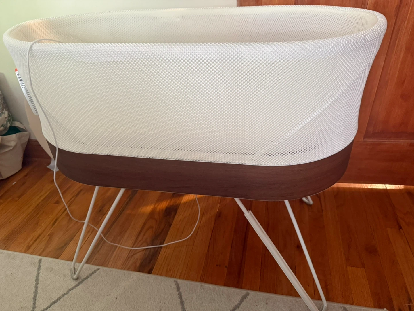 Snoo crib + new sleep sack+  snoobie smart soother - photo 3