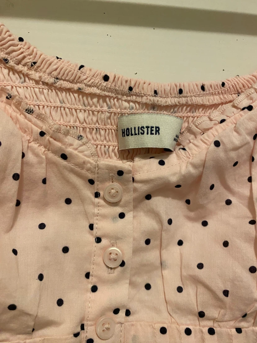 Hollister Pink Polka Dot Smocked Dress - photo 3