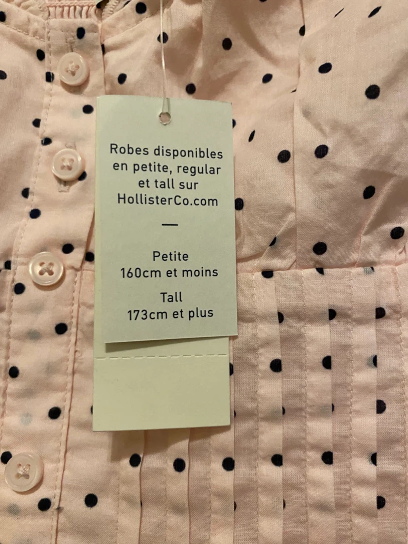 Hollister Pink Polka Dot Smocked Dress - photo 4