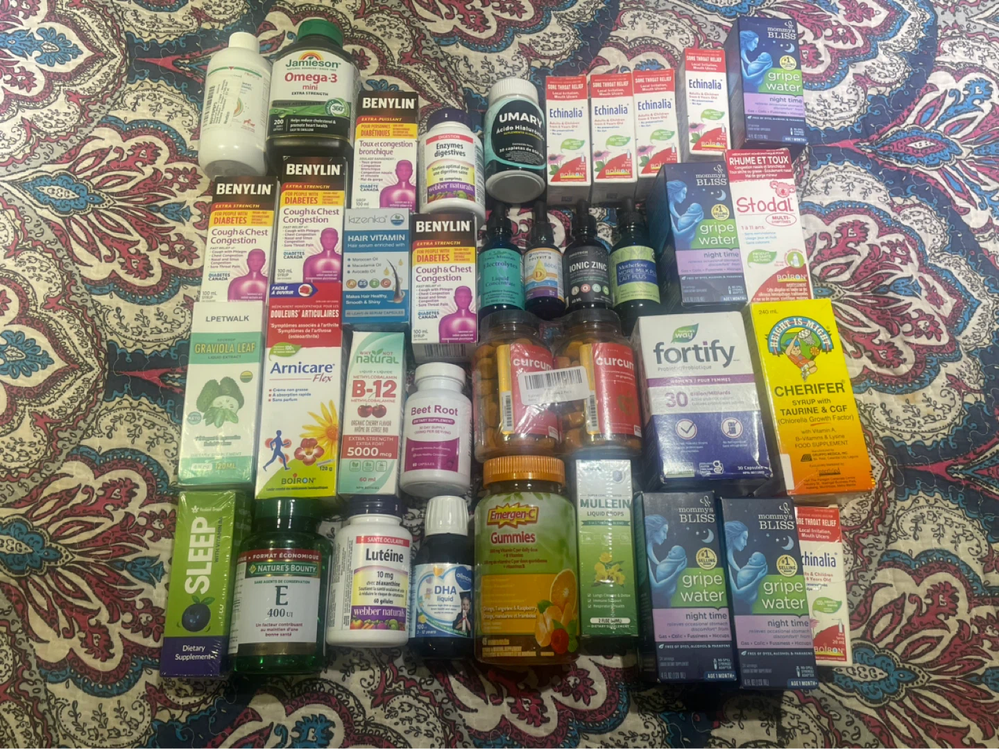 Various Health Supplements