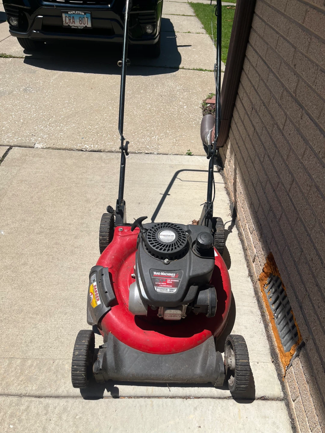 Yard Machines has Lawn Mower