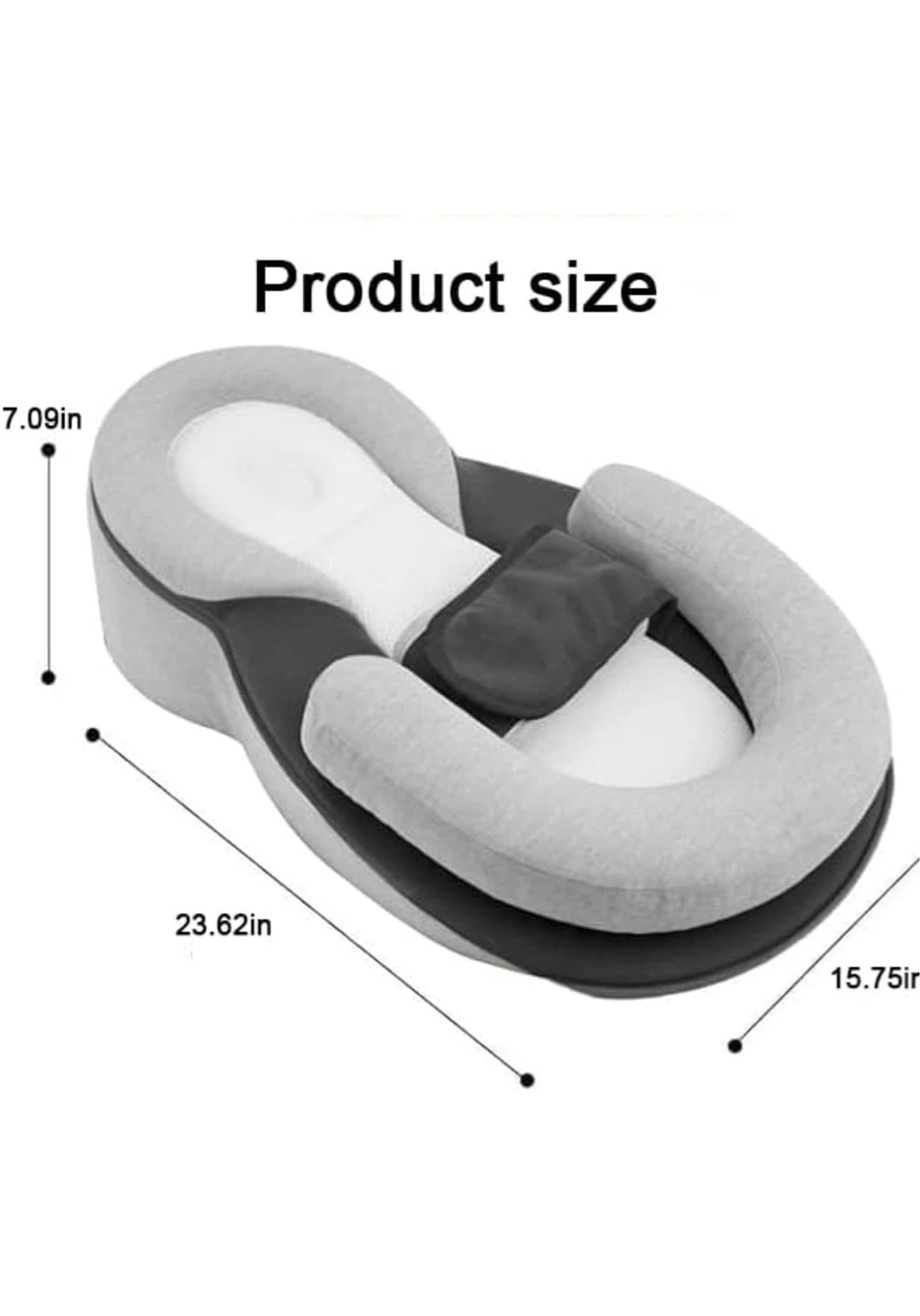 Adjustable Baby Lounger and sleep pillow - photo 4