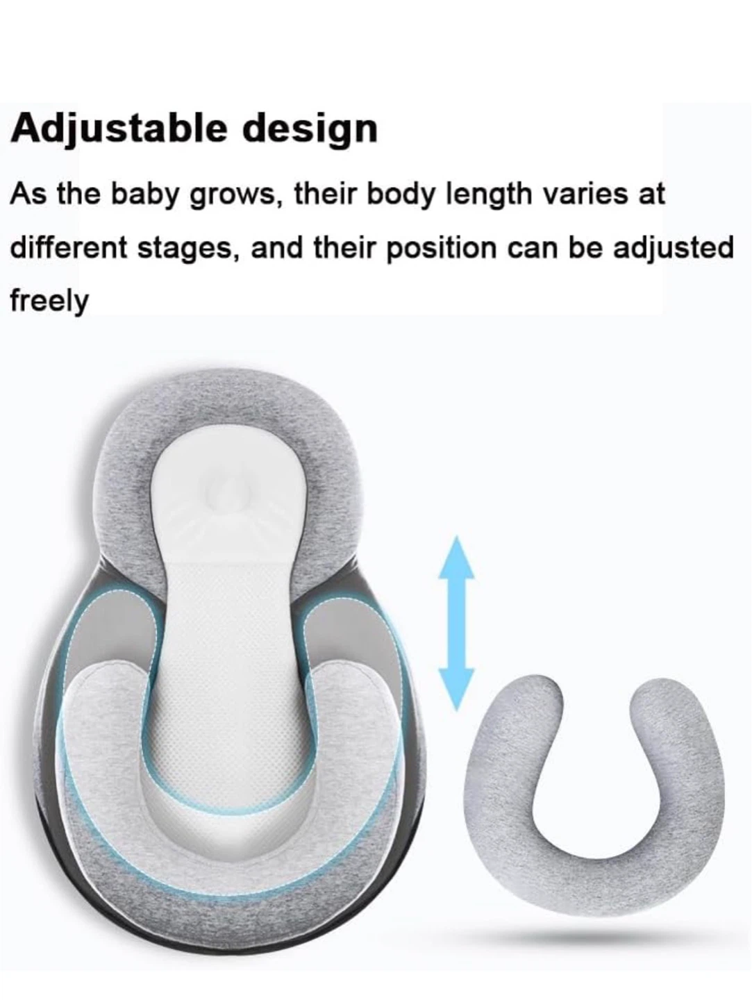 Adjustable Baby Lounger and sleep pillow - photo 3