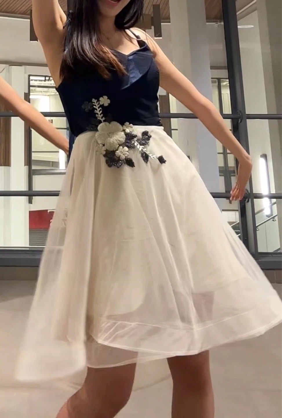 Cute Floral Formal Dress