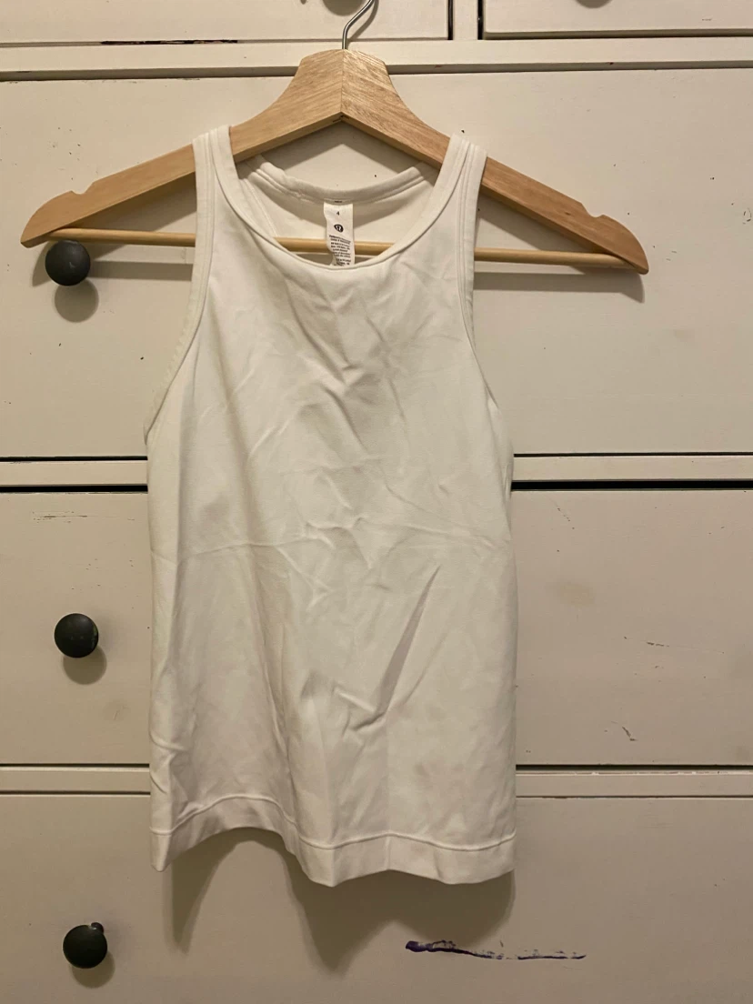 Lululemon White Tank Top