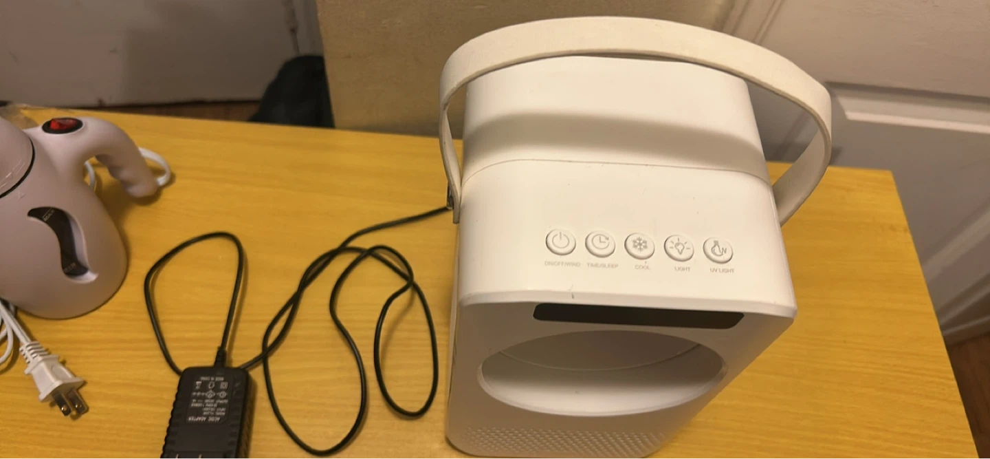White Portable Fan Cooler - photo 2