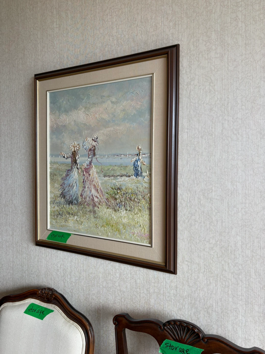 Vintage Framed Landscape Painting - photo 3