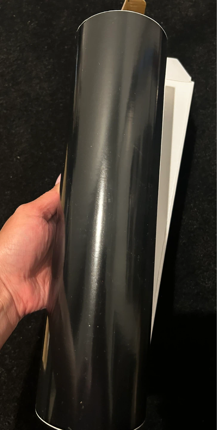 Black Permanent Vinyl Roll