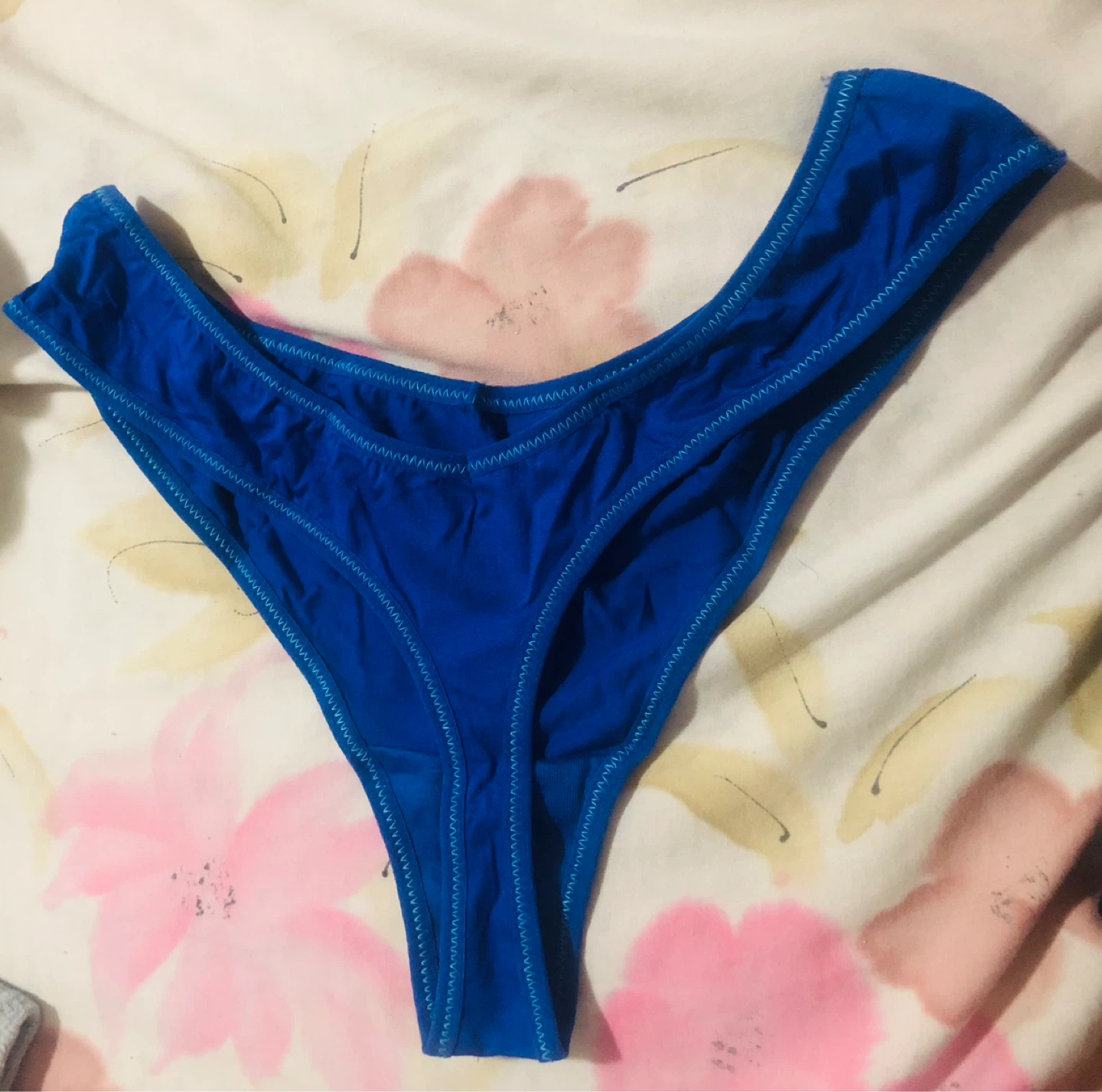 ⚽ Blue Thong Panty Size S - photo 3