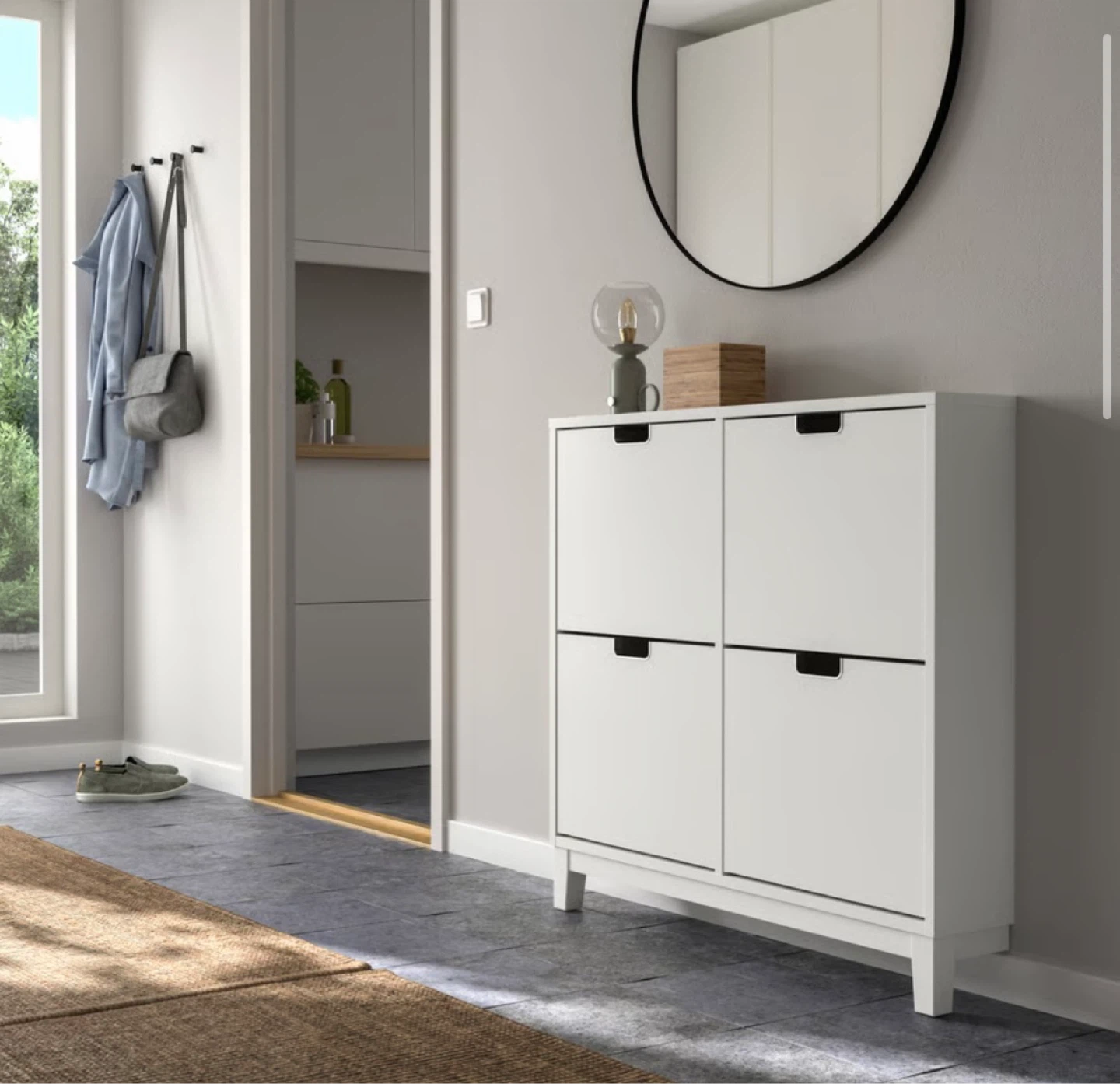 IKEA STÄLL Shoe Cabinet - White