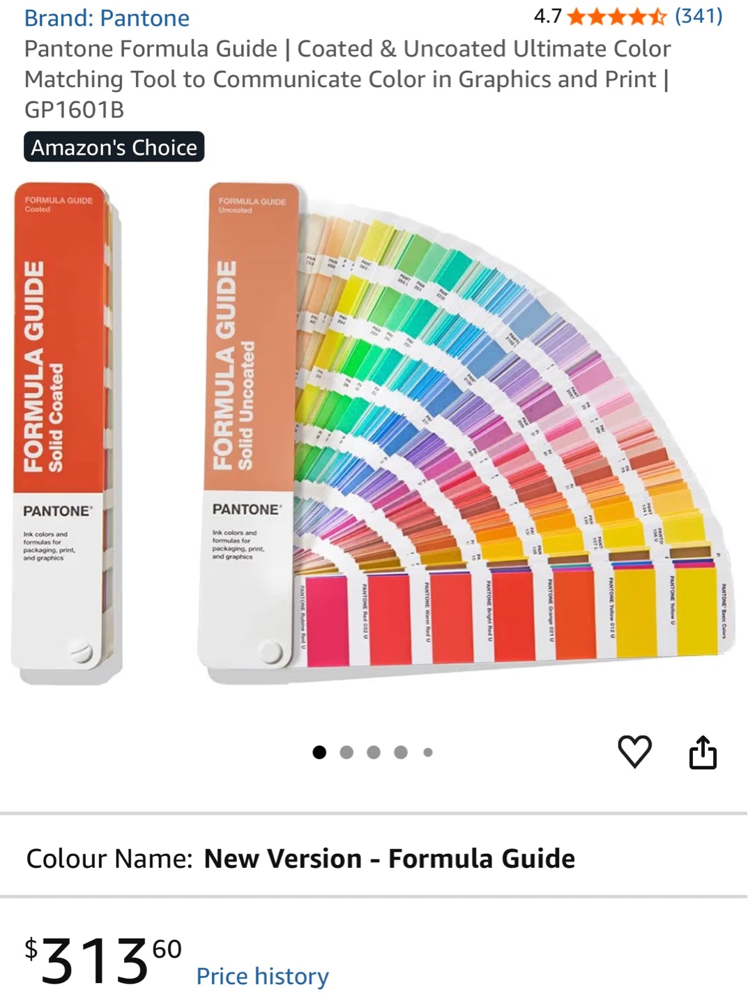 Pantone Formula Guide Coated & Uncoated GP1601B