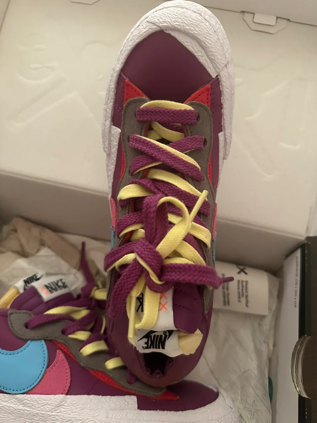 Nike Blazer Low / Sacai / Kaws - photo 2
