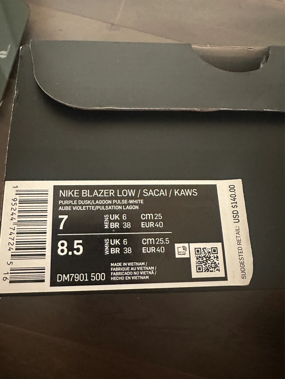 Nike Blazer Low / Sacai / Kaws - photo 3