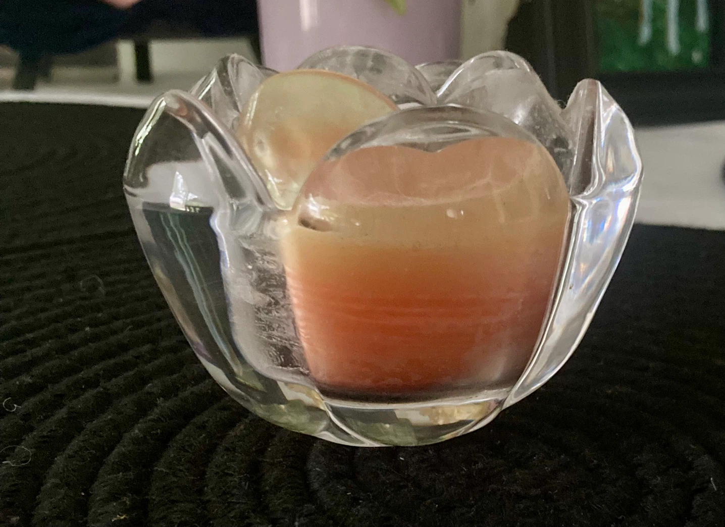 Rose candle holder