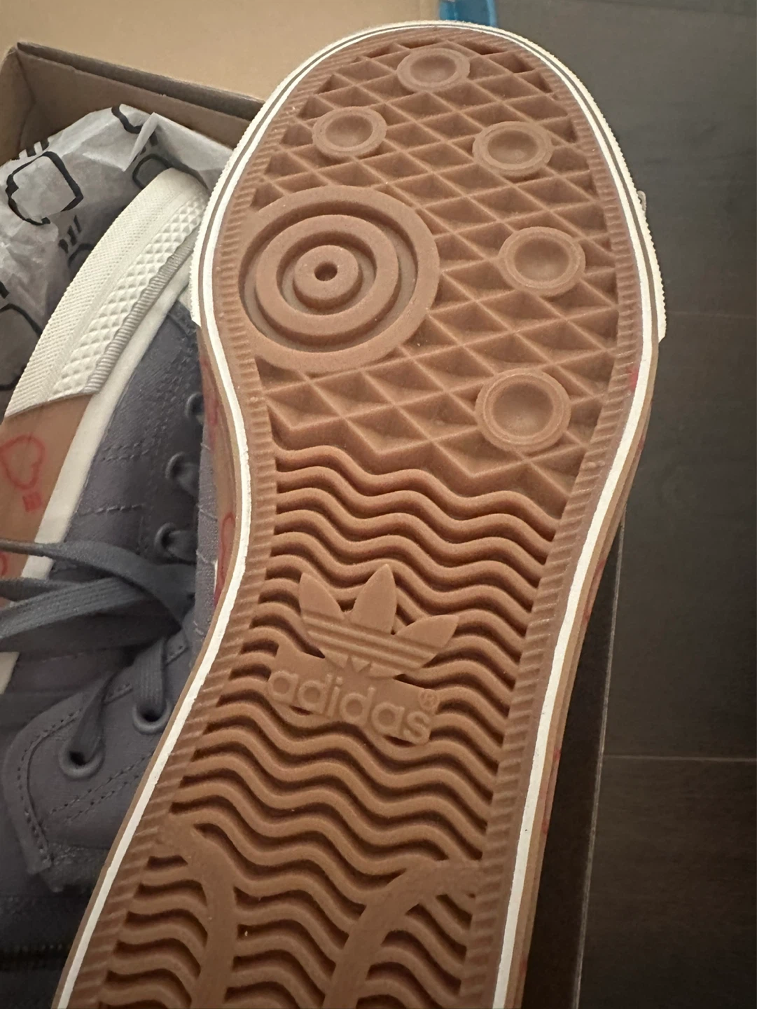 Adidas Nizza Hi HM Grey Sneakers - photo 3