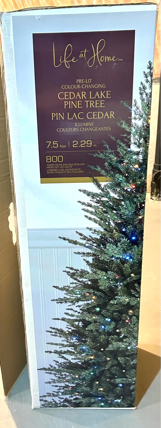 Christmas Tree - Life at Home 7.5 ft with LED light - photo 2