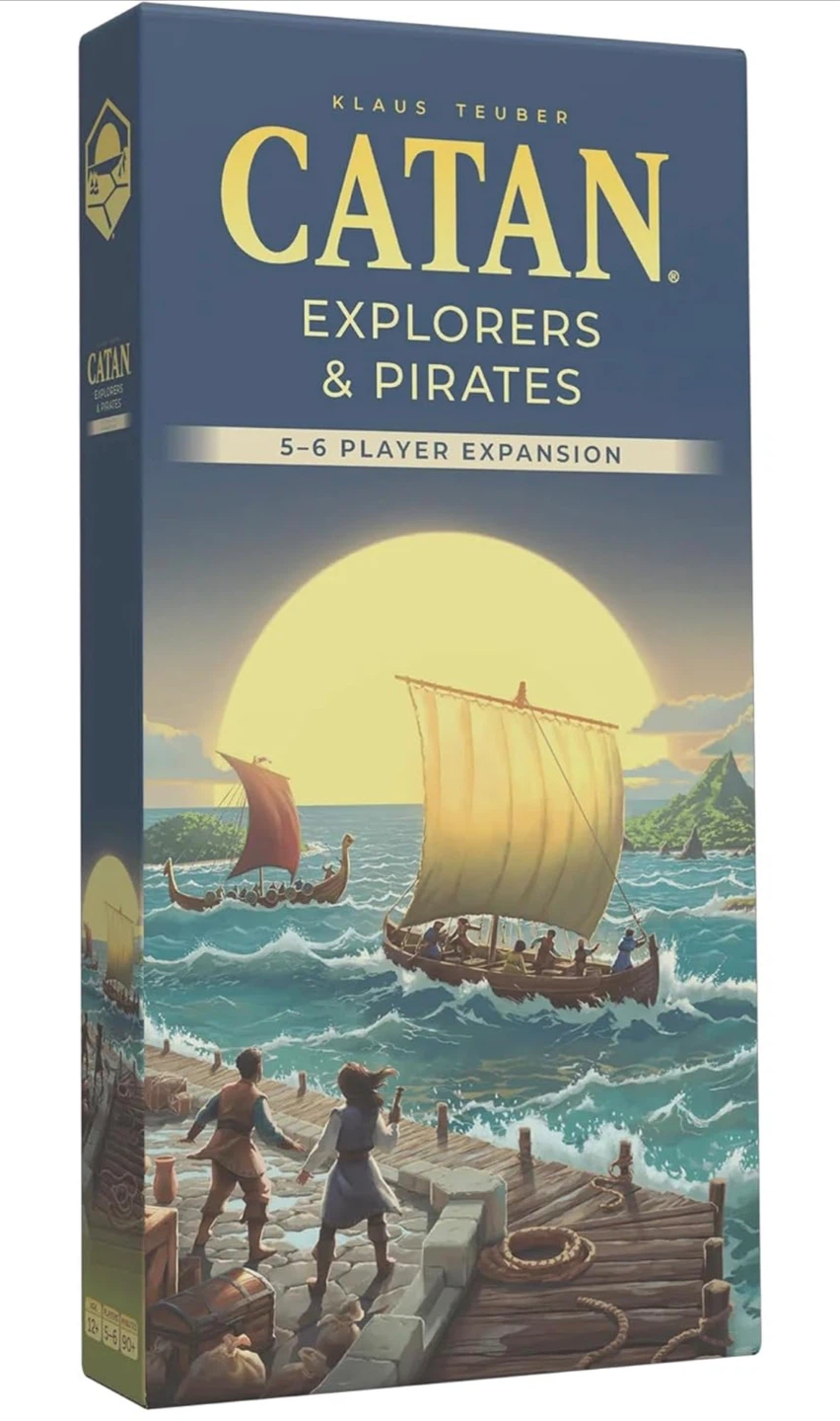 Catan: Explorers & Pirates 5-6 Player Expansion Board Game