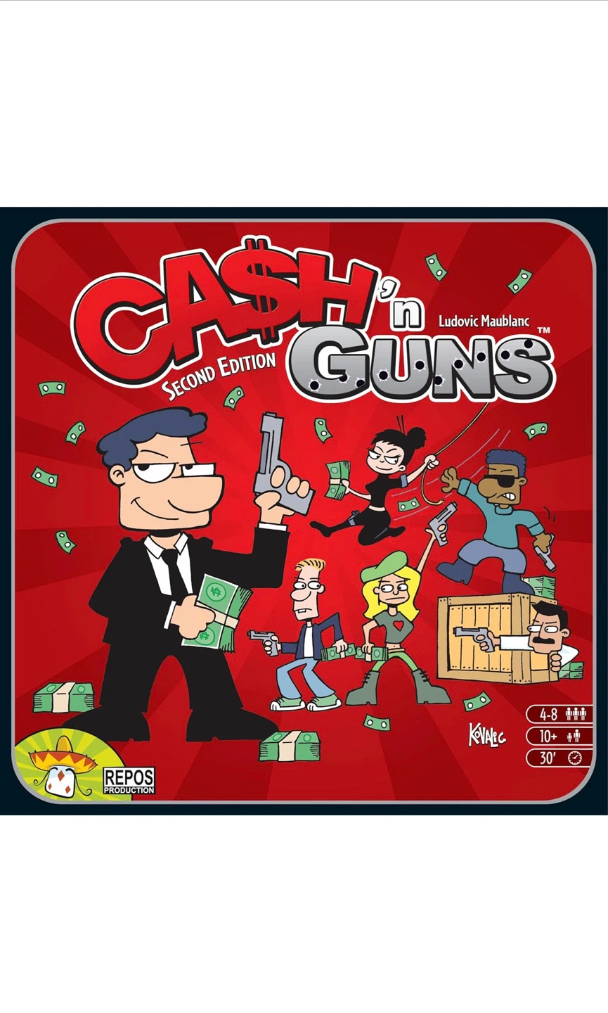 Cash 'n Guns Second Edition Board Game