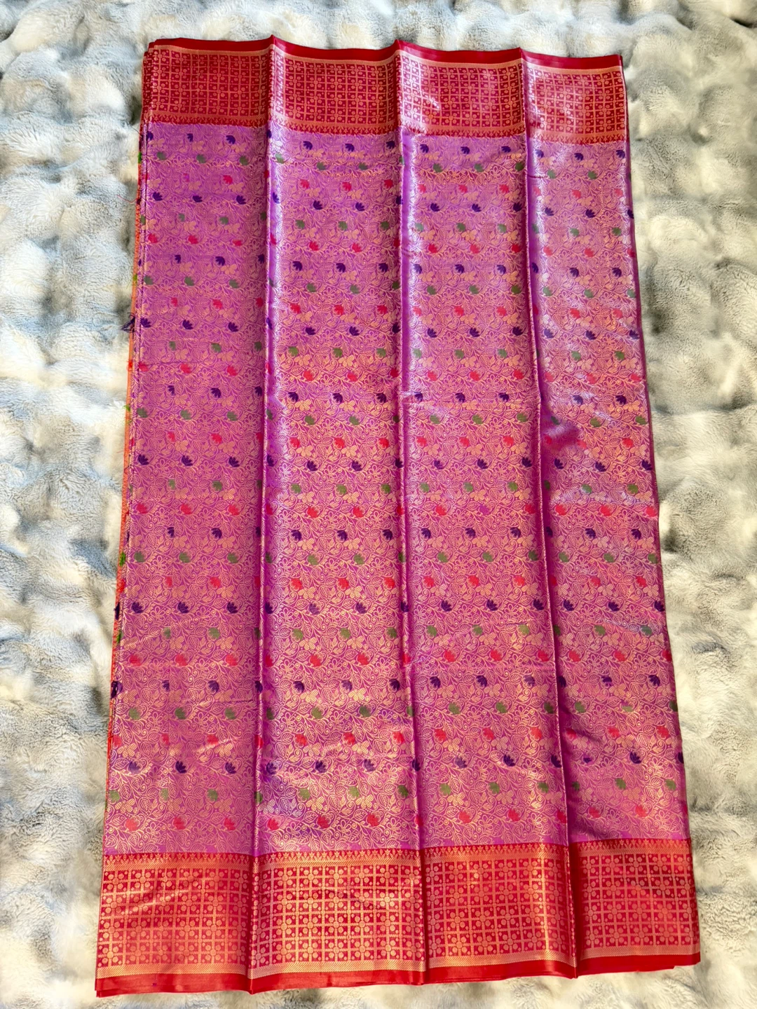 Soft katan sarees