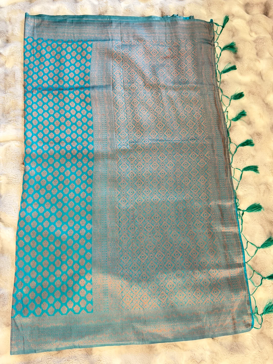 Soft katan sarees - photo 2