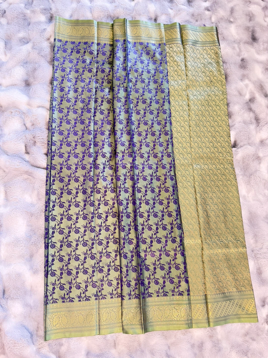 Soft katan sarees - photo 4