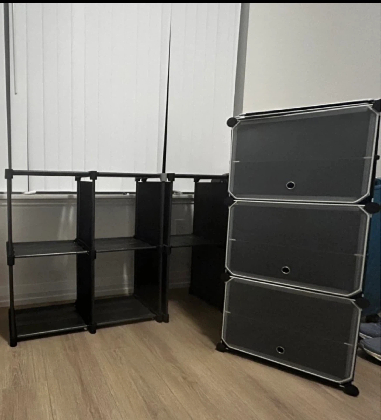 Set of Two Storage Shelving