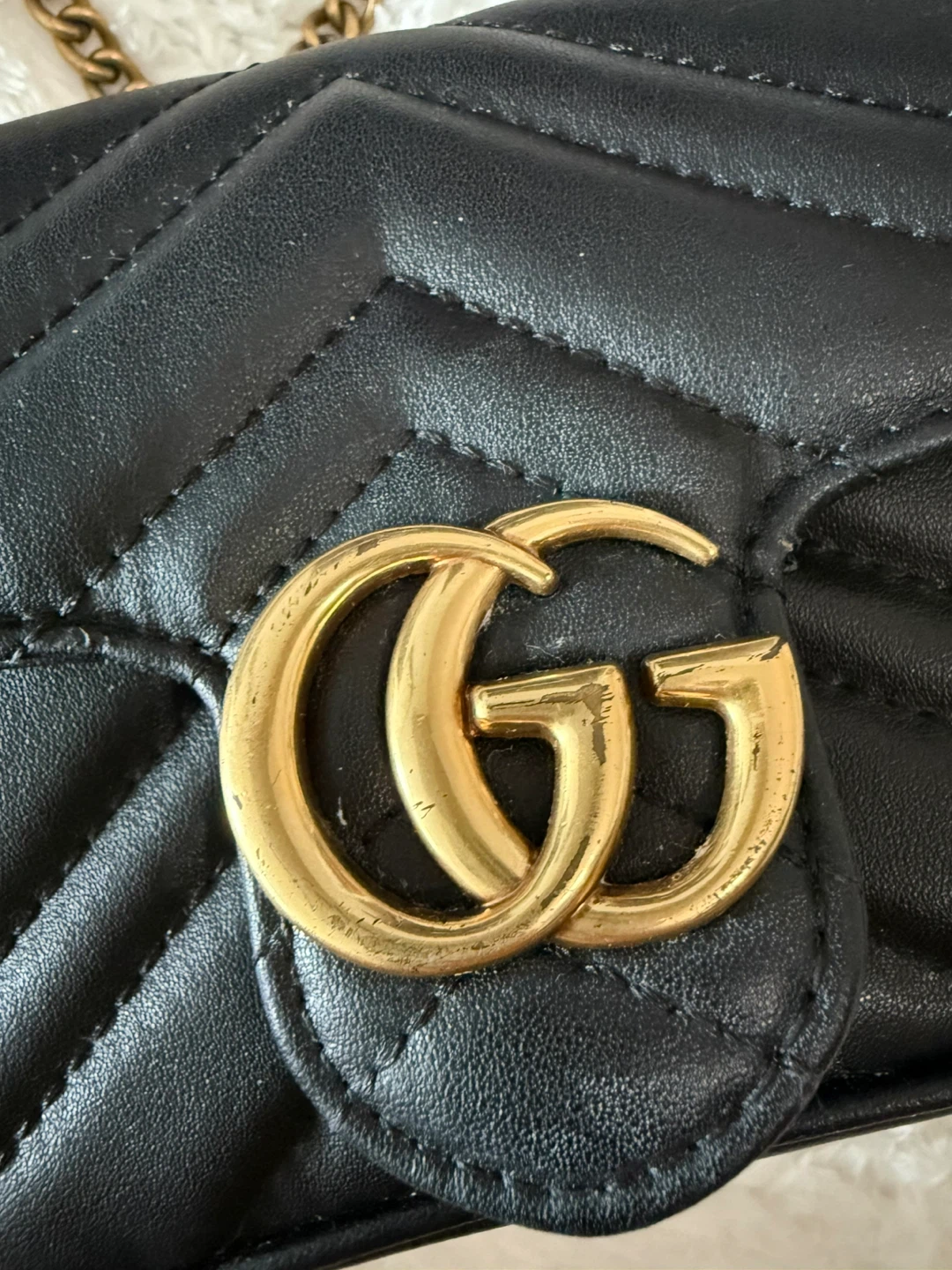 Gucci GG Marmont Super Mini Chain Bag – Black - photo 2