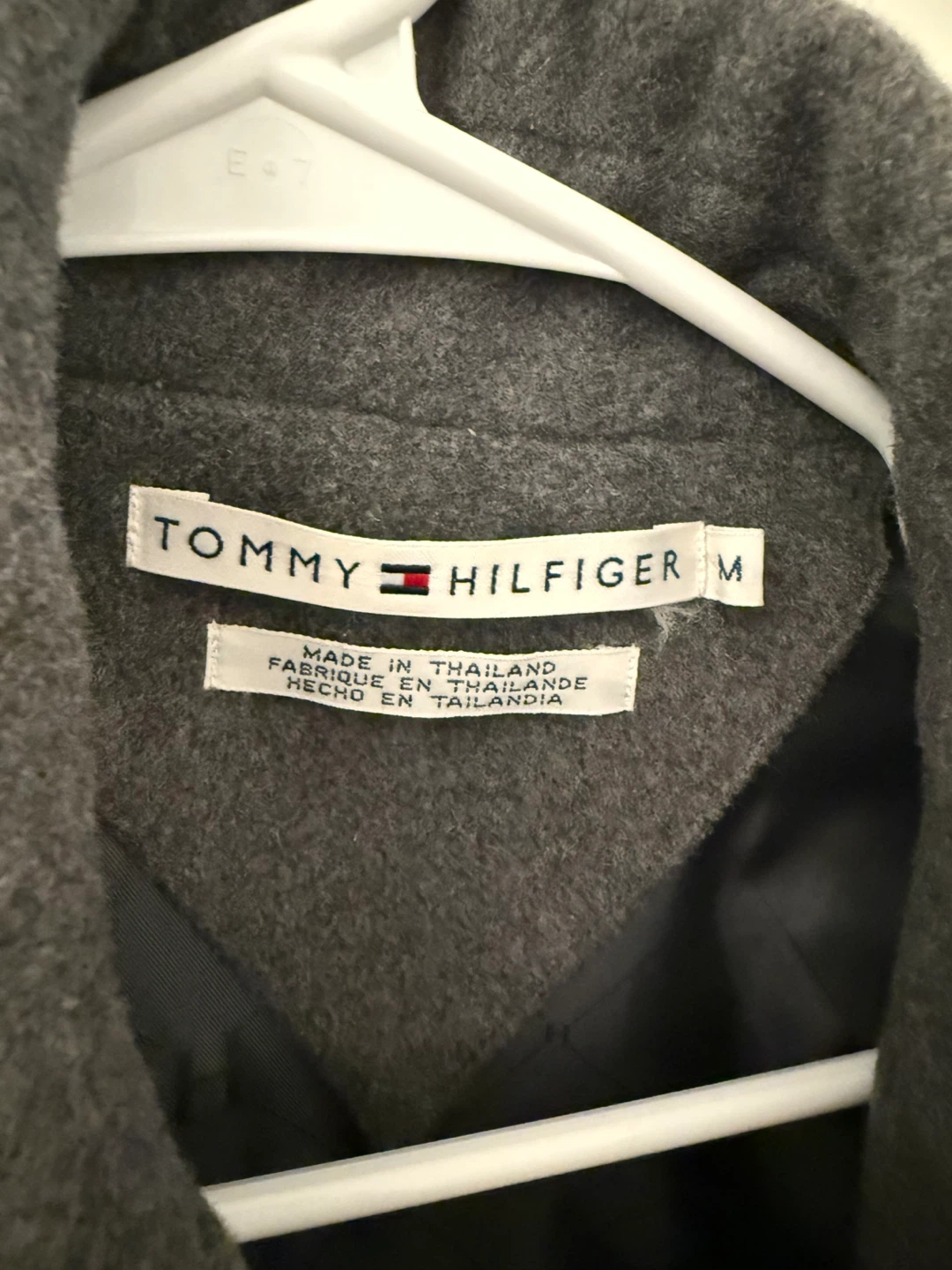 Tommy Hilfiger Grey Pea Coat - Size M - photo 3