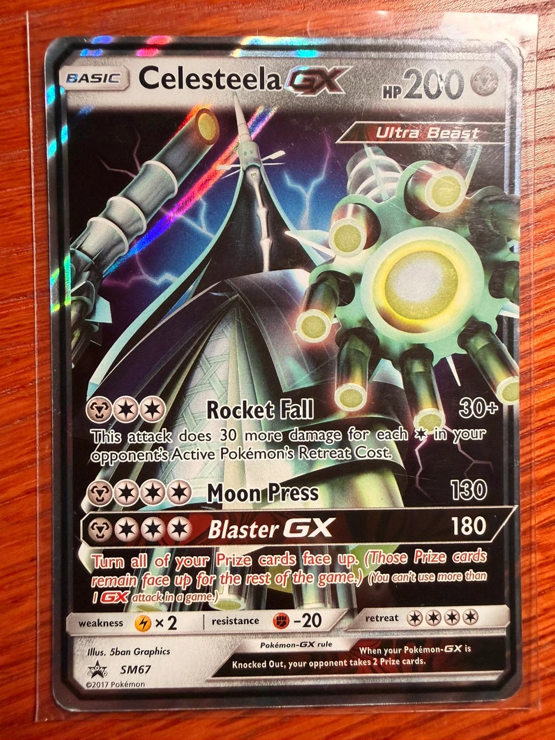 Celesteela GX Sun & Moon Promo Holofoil SM67