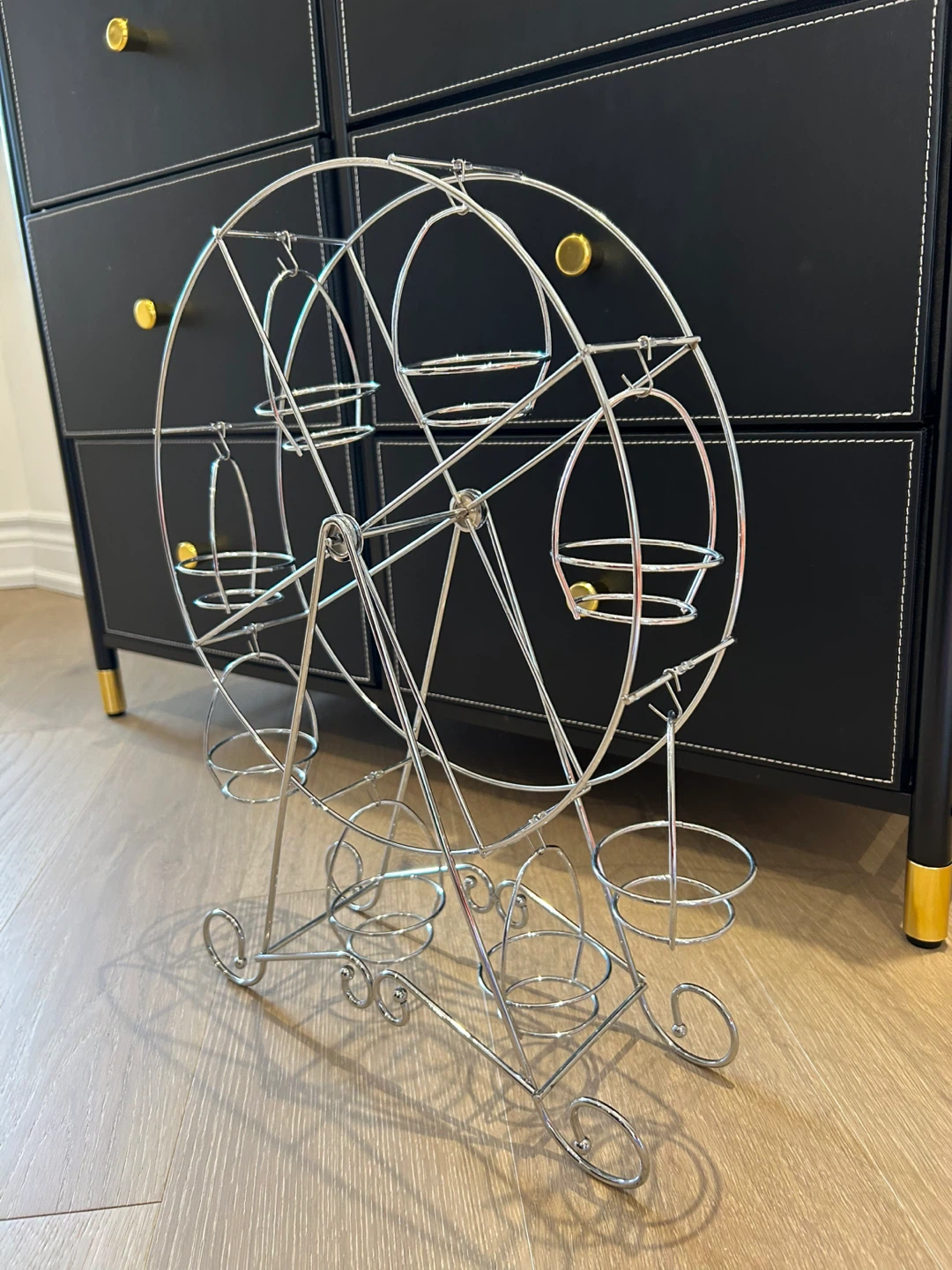 Chrome Ferris Wheel Dessert or Cupcake Stand - photo 2