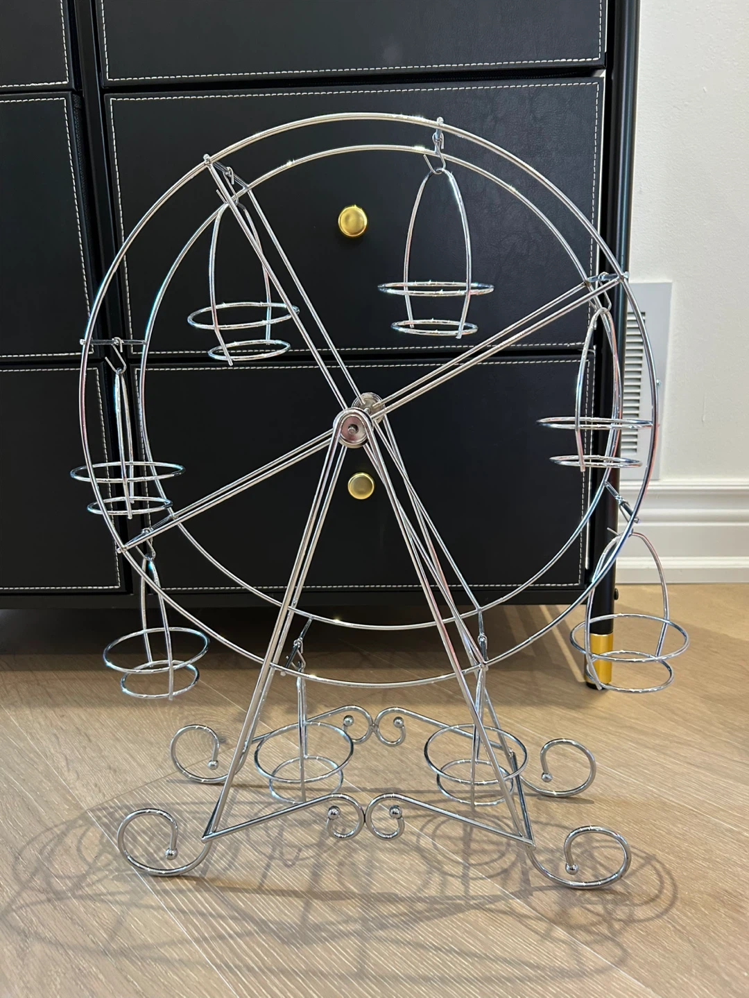 Chrome Ferris Wheel Dessert or Cupcake Stand