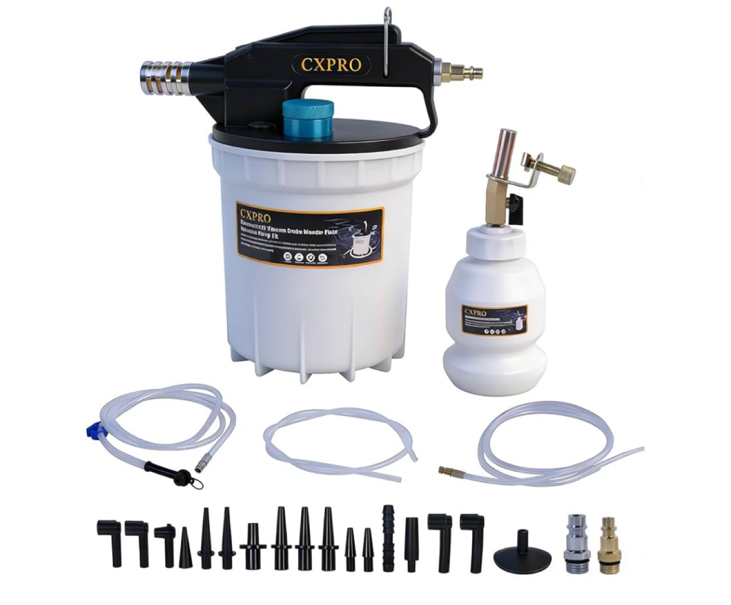 CXPRO 2L Pneumatic Vacuum Brake Bleeder Fluid Extractor Pump Kit