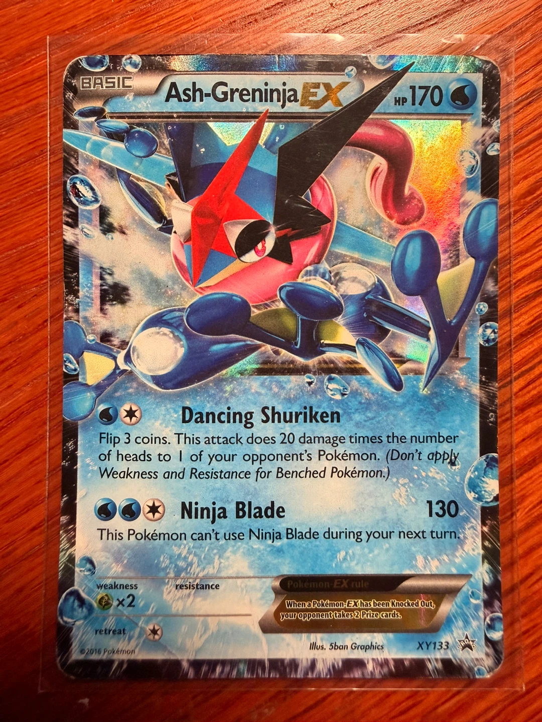Pokemon TCG Ash-Greninja EX XY133 Trading Card