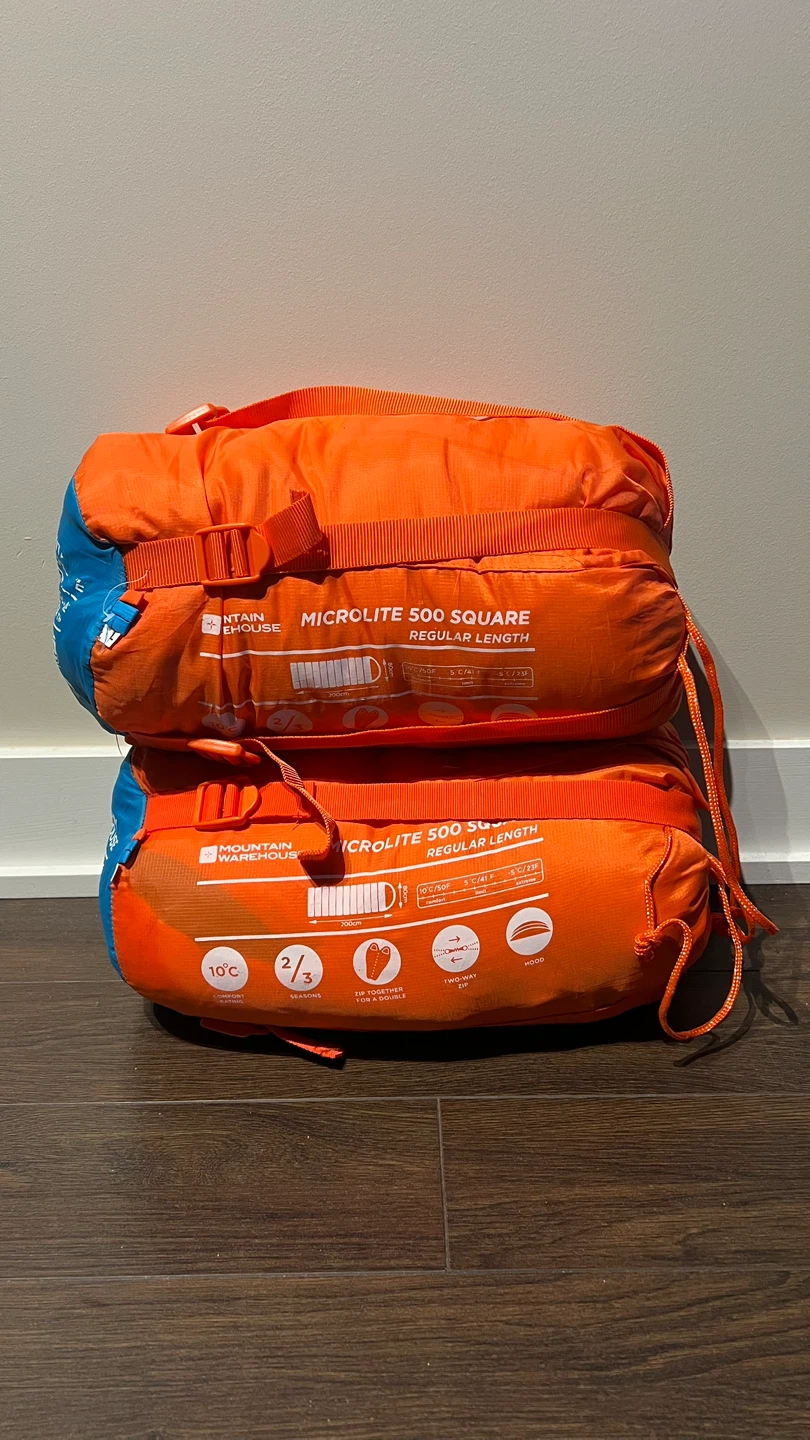Two Mountain Warehouse Microlite 500 Square Sleeping Bags