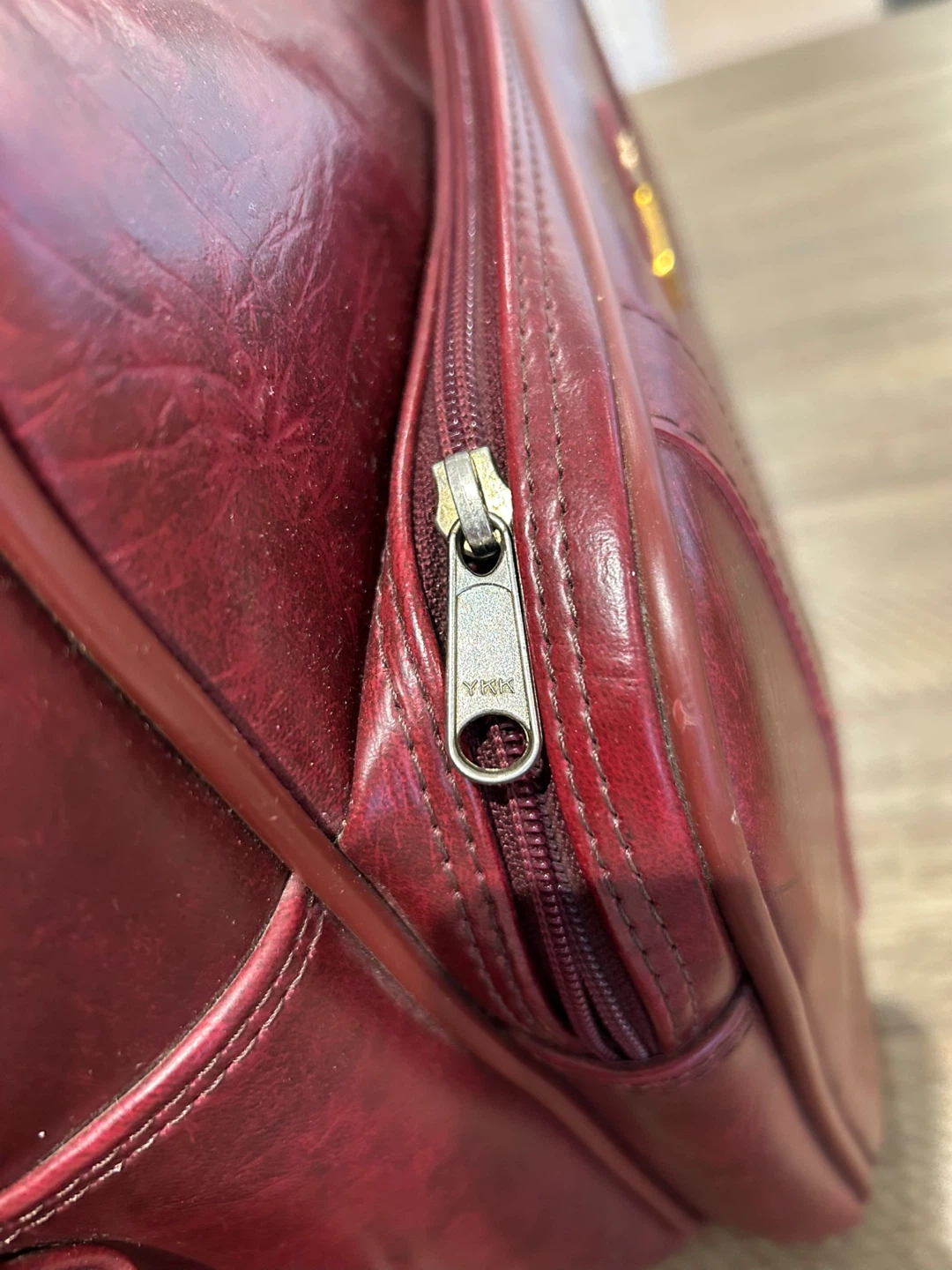 Monai Burgundy Faux Leather  Bag - photo 5