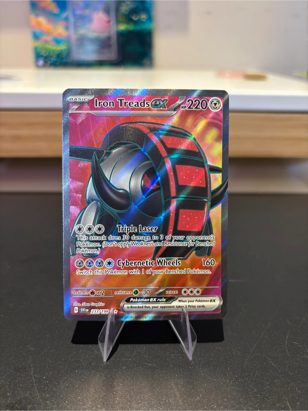 Pokemon card Iron Treads EX full art