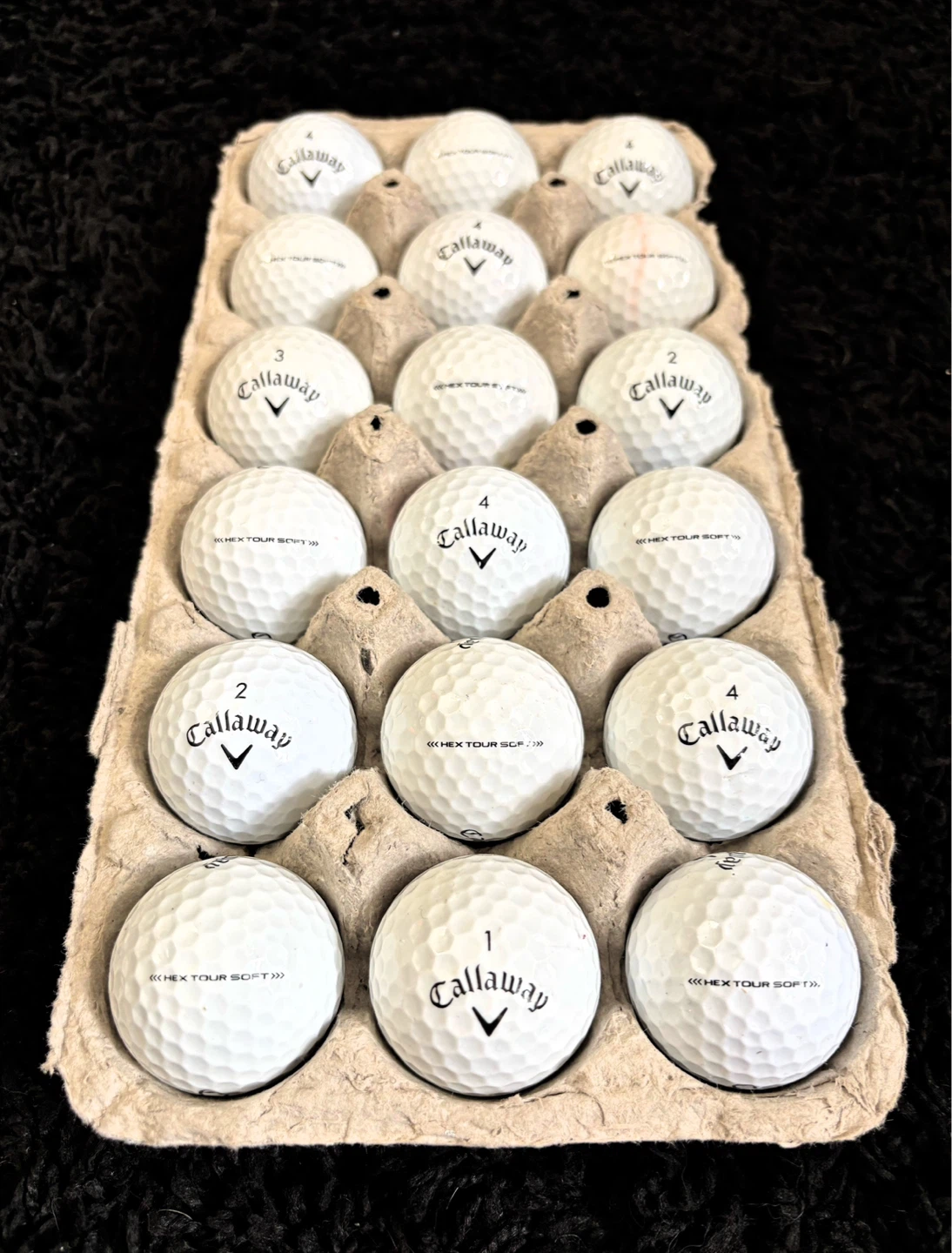 18 Callaway Hex Tour Soft Golf Balls