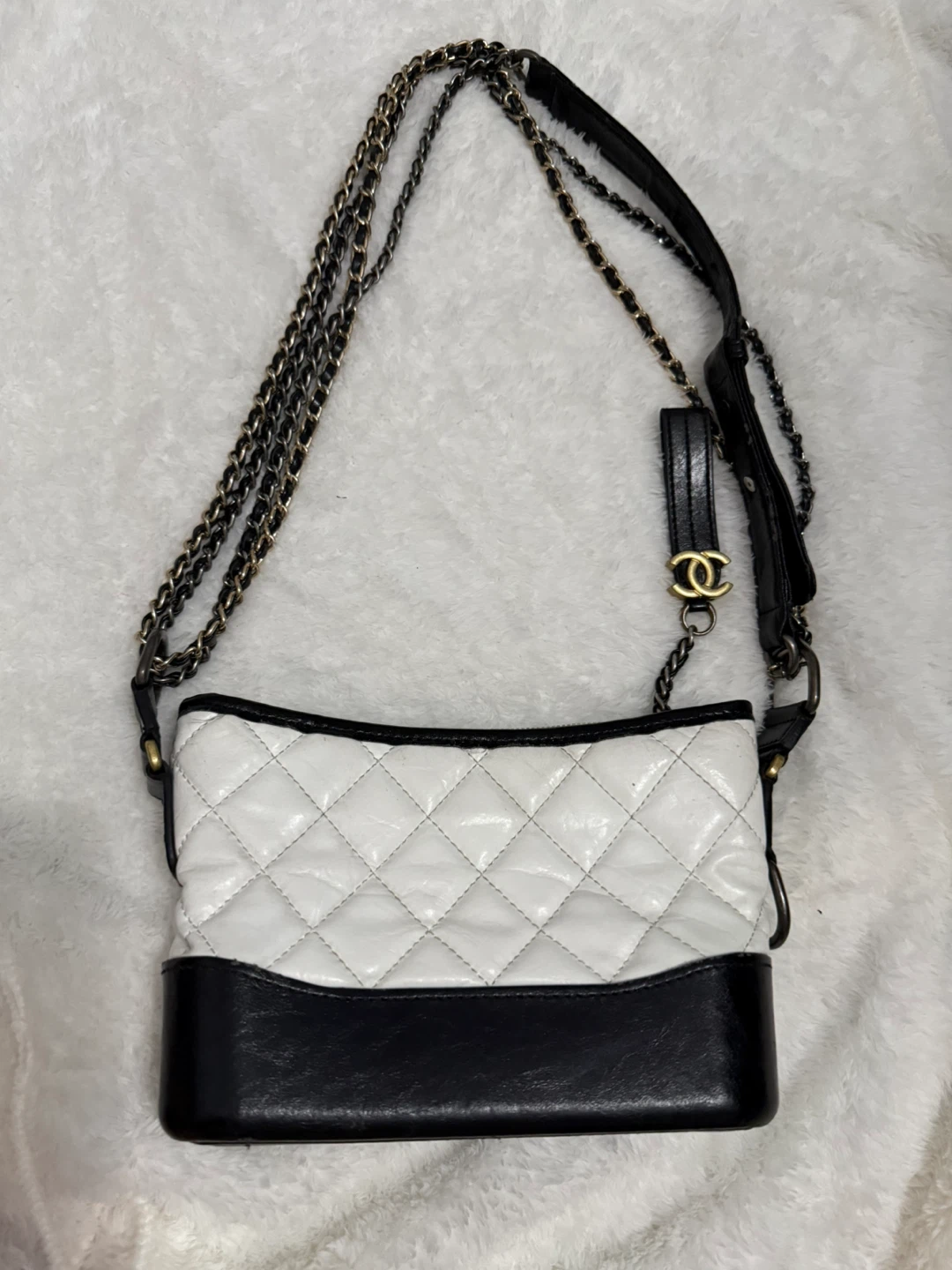 Chanel Gabrielle Small Hobo Bag – Black & White