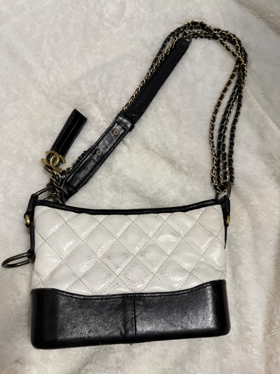 Chanel Gabrielle Small Hobo Bag – Black & White - photo 3