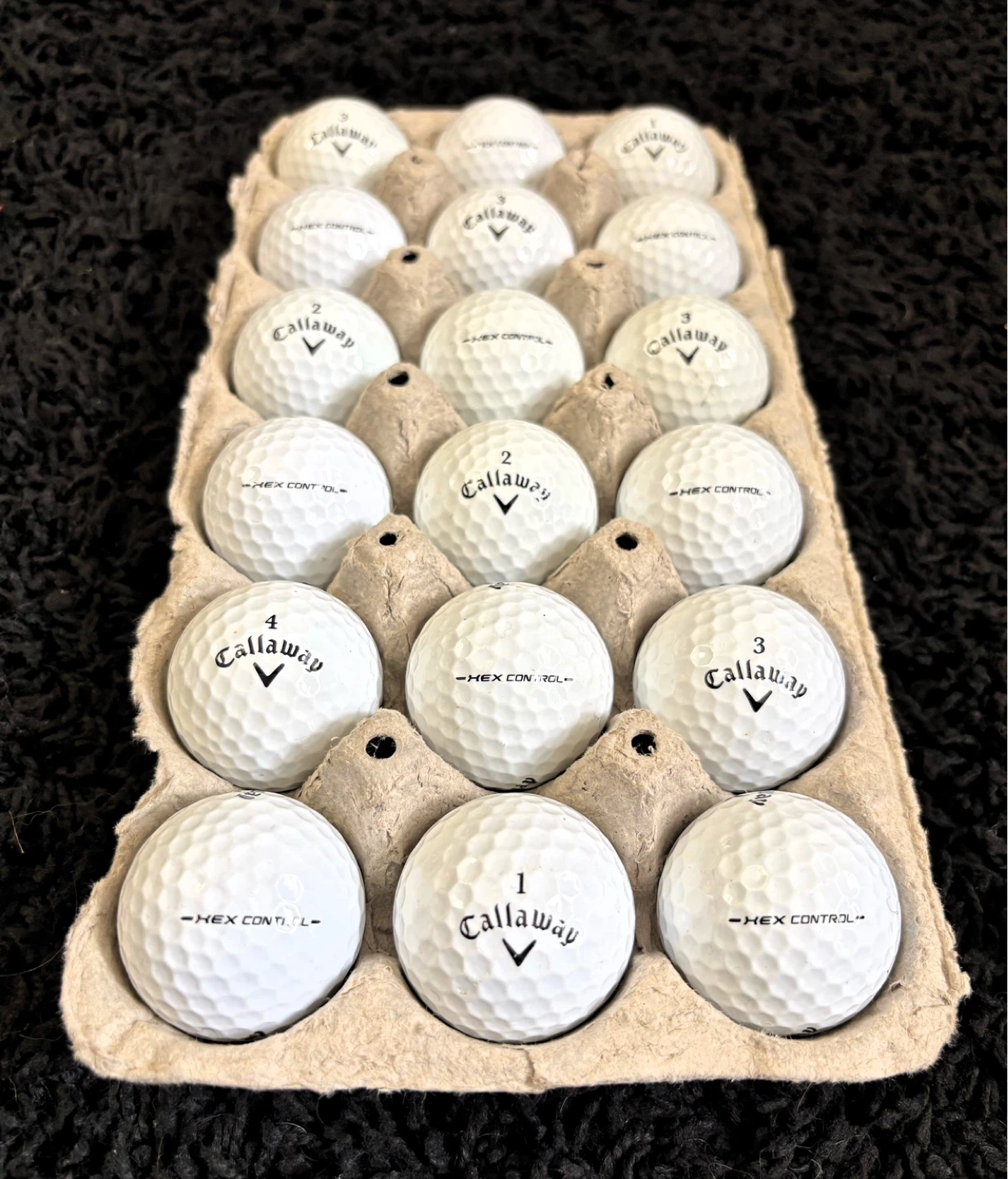 18 Callaway Hex Control Golf Balls