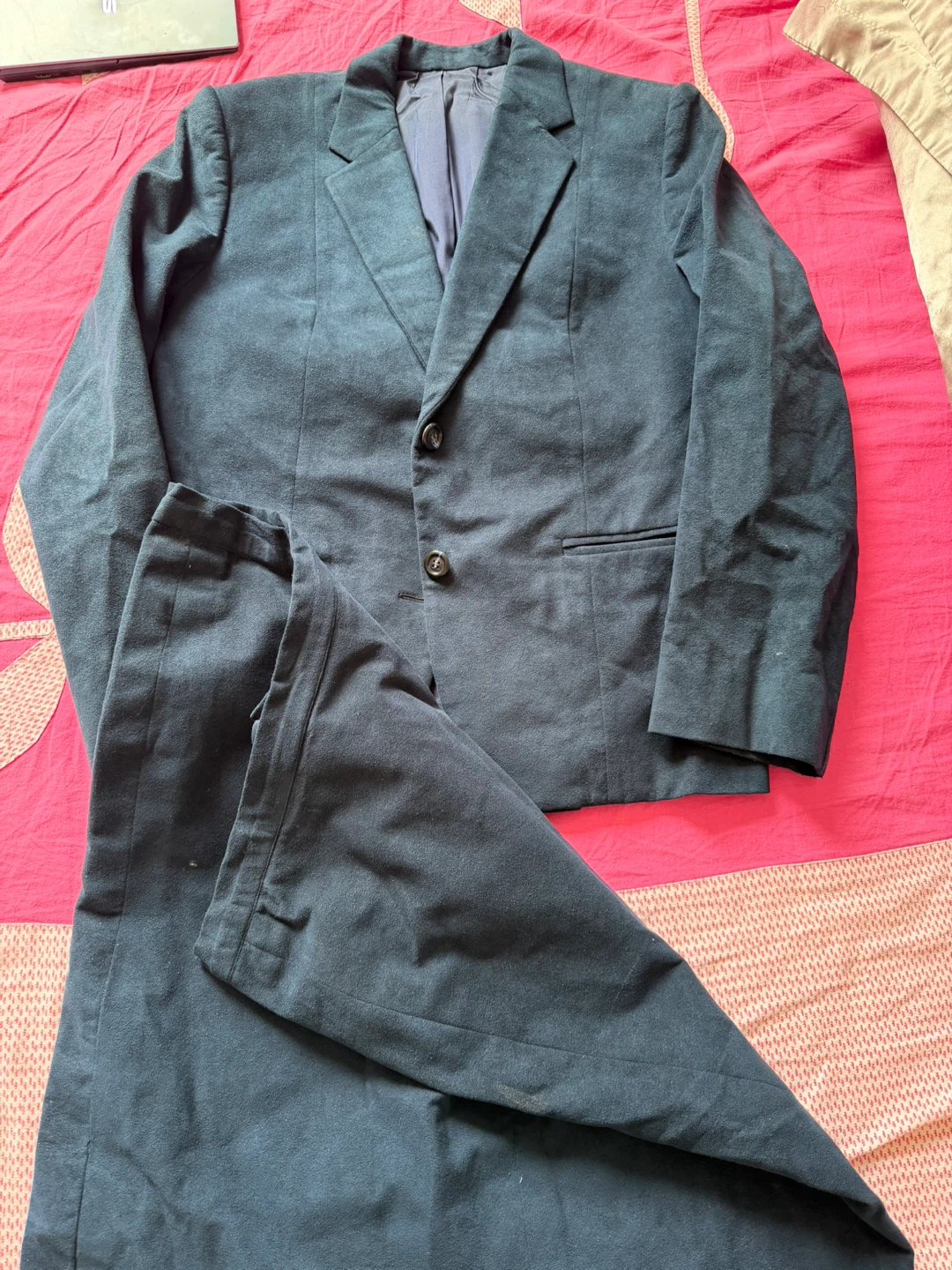 Navy Blue Blazer and Skirt Suit - photo 3
